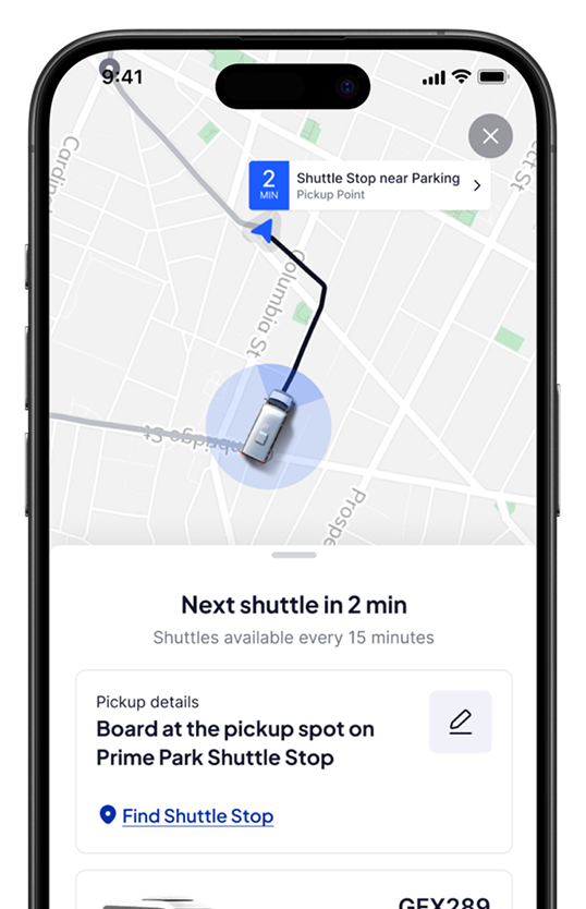 Way App shuttle tracking preview